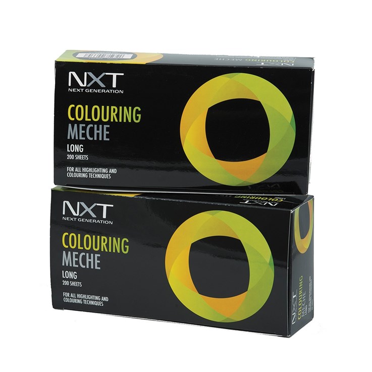 NXT Long Hair Colouring Meche Sheets x 200 - Twin Pack