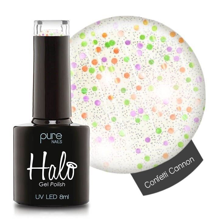 Halo Gel Polish UV LED 8ml - Confetti Cannon