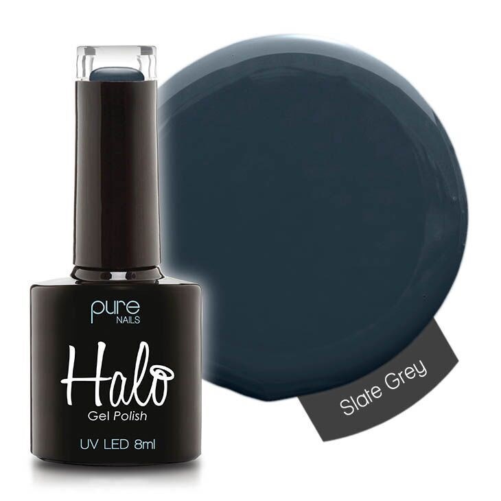 Halo Gel Polish UV LED 8ml - Slate Grey