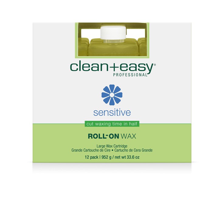 Clean+Easy Large Sensitive Wax Refill  12 - Pack