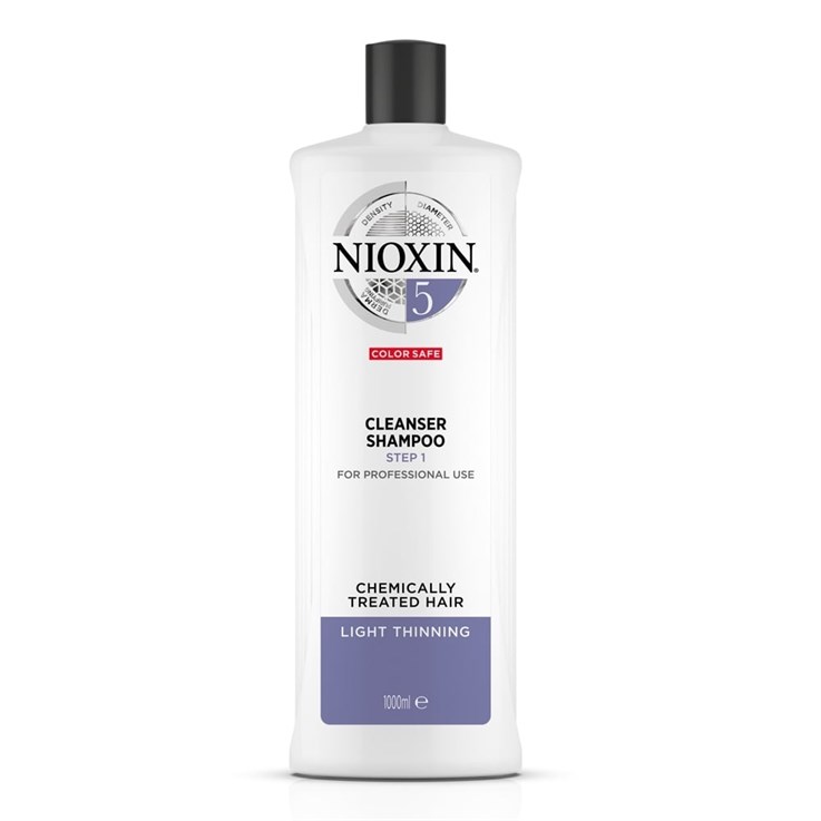 Wella Nioxin System 5 Colour Safe Cleanser Shampoo - 1000ml