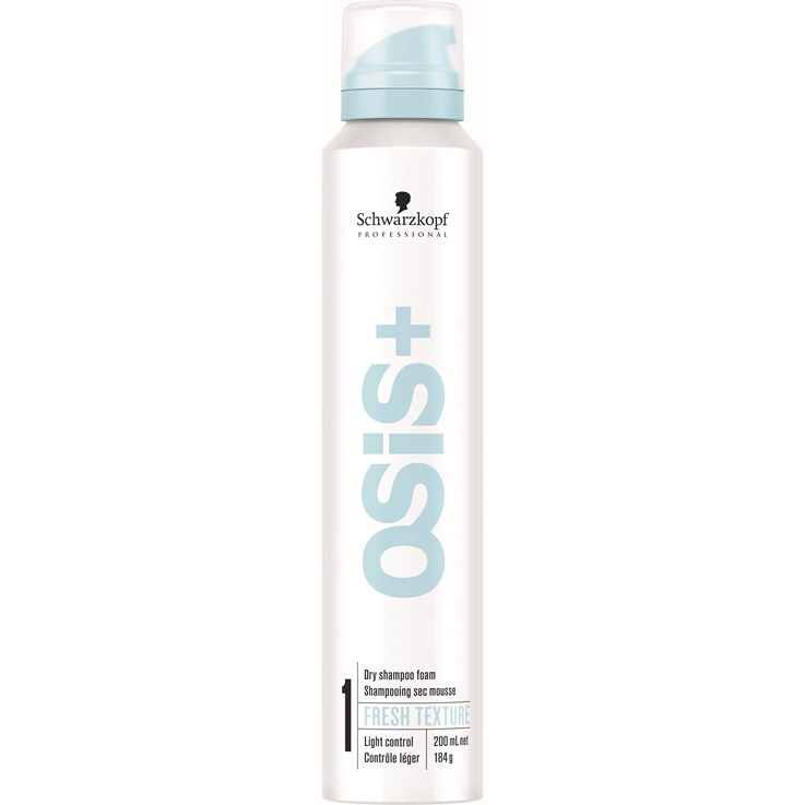 Schwarzkopf OSIS+ Fresh Texture Dry Shampoo Foam - 200ml