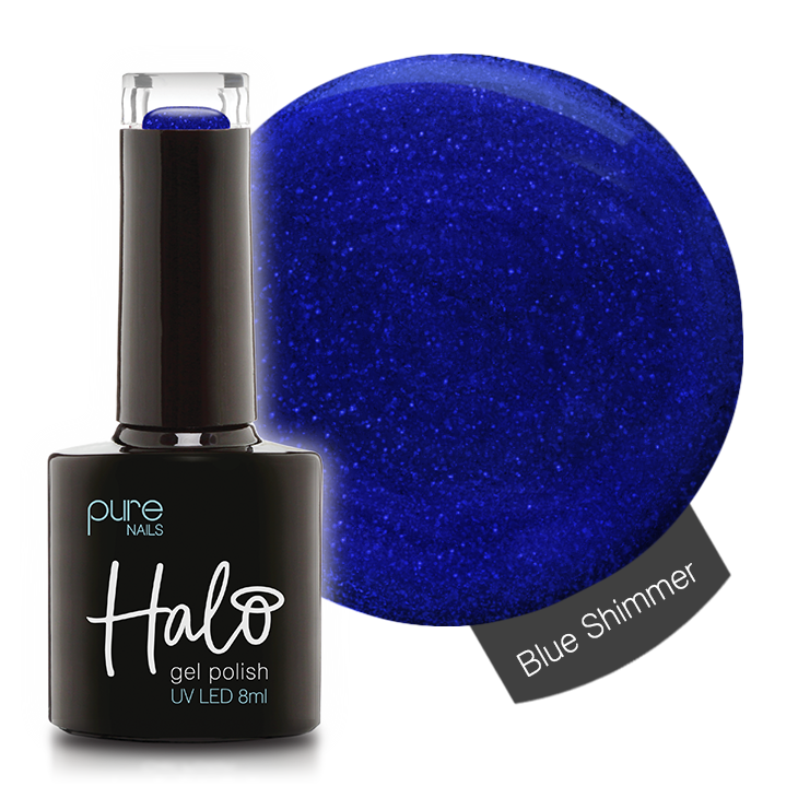 Halo Gel Polish UV LED 8ml - Blue Shimmer