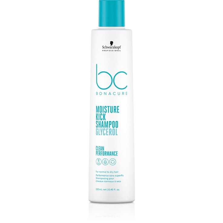 Schwarzkopf BC Bonacure Clean Moisture Kick Shampoo - 250ml