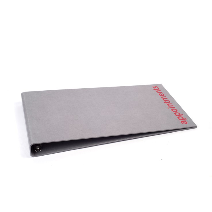 Agenda Loose Leaf  Binder 12 Ass Grey Single