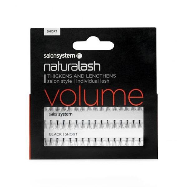 Naturalash Individual Semi-Permanent Cluster Eyelashes - Volume Black Short