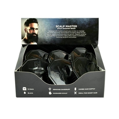 Crewe Orlando Scalp Massager Black - Box of 12