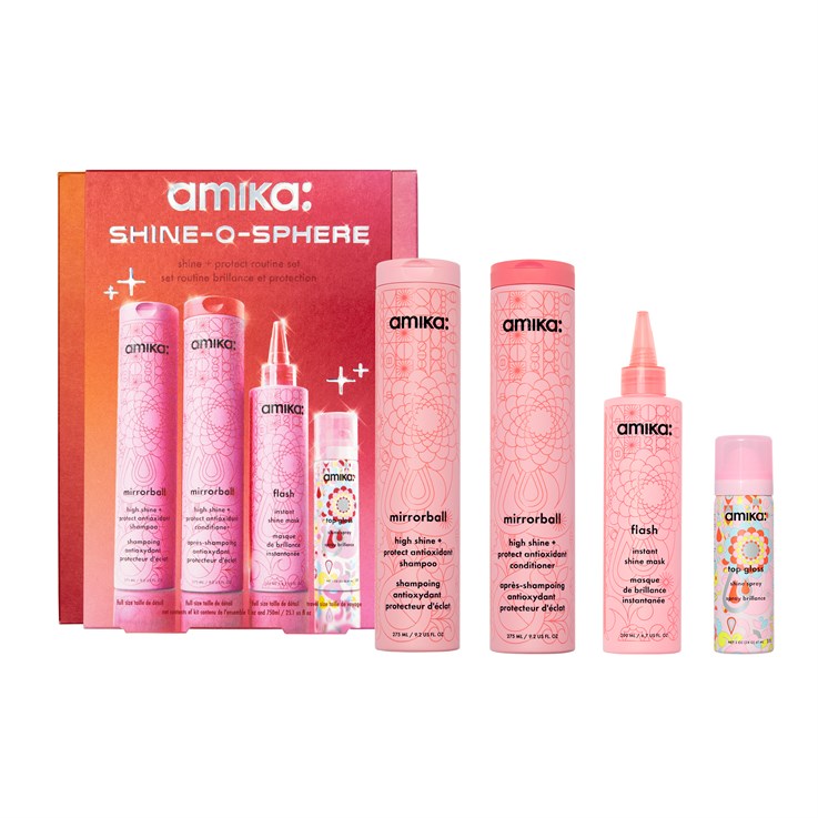 amika shine-o-sphere haircare kit