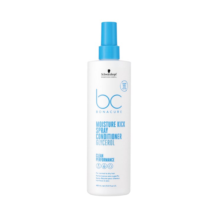 Schwarzkopf BC Bonacure Clean Moisture Kick Spray Conditioner - 400ml