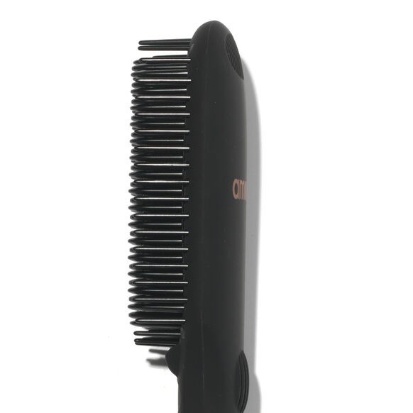 amika polished perfection straightening hair brush - black