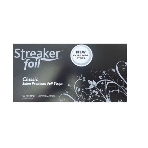 Streaker Long Hair Foil Strips - 12 x 22cm