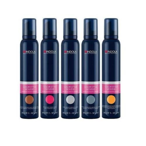 Indola Color Temporary Hair Colour Mousse 200ml - Clearance