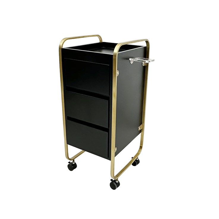 Scorpion Mala Hair & Beauty Salon Trolley - Black