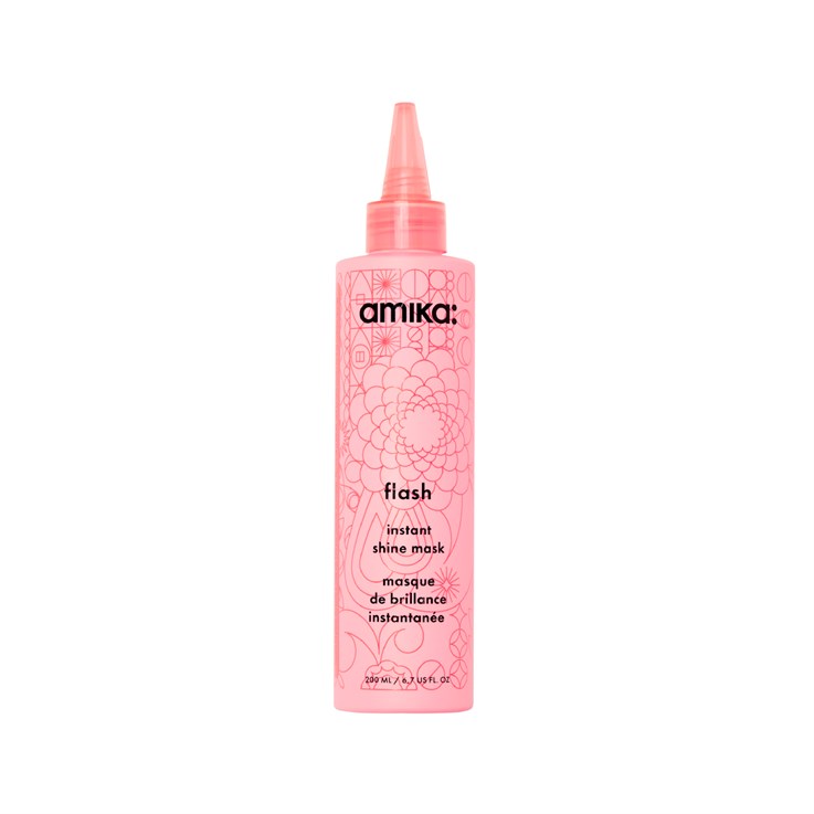 amika flash instant shine hair mask - 200ml