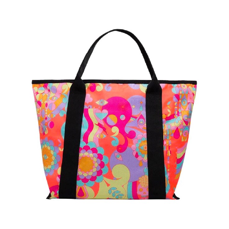 amika signature print tote bag 