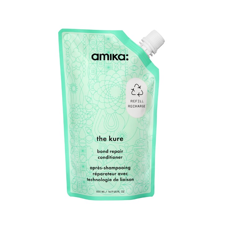 amika the kure bond repair conditioner pouch - 500ml