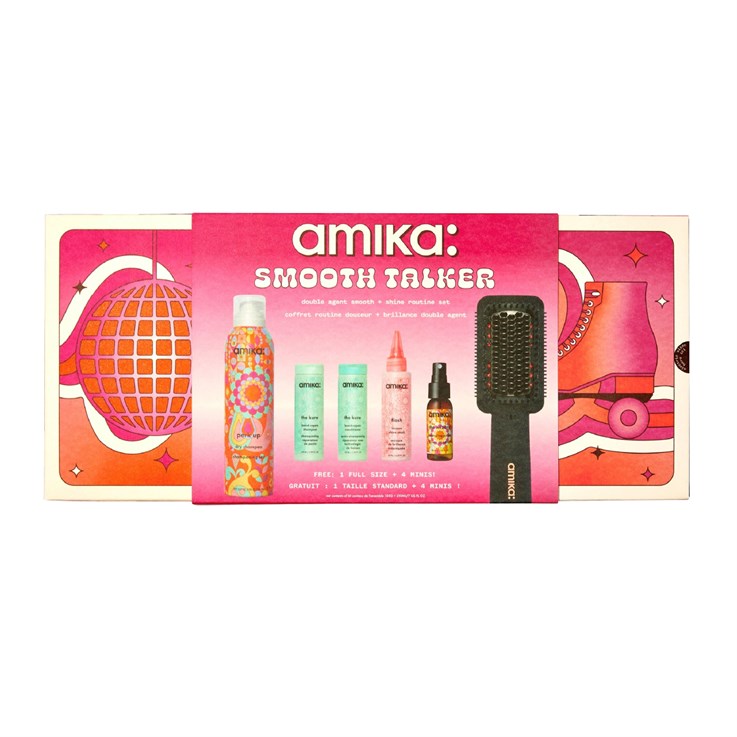 amika smooth talker double agent blowdry set