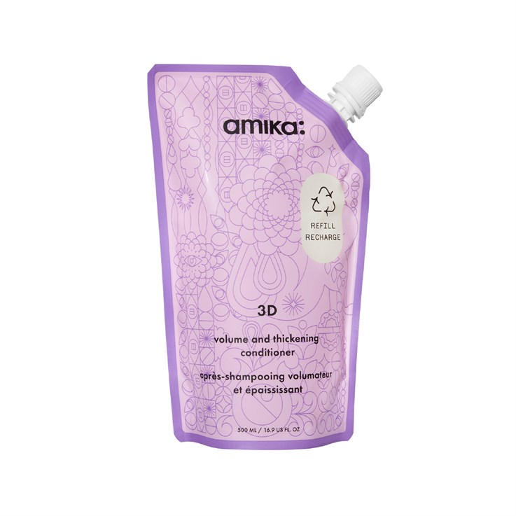 amika 3D thickening conditioner pouch - 500ml