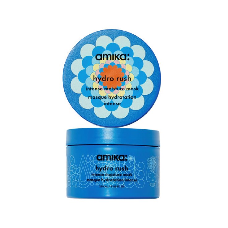 amika hydro rush intense moisture hair mask - 250ml