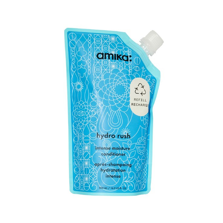 amika hydro rush intense moisture conditioner pouch - 500ml