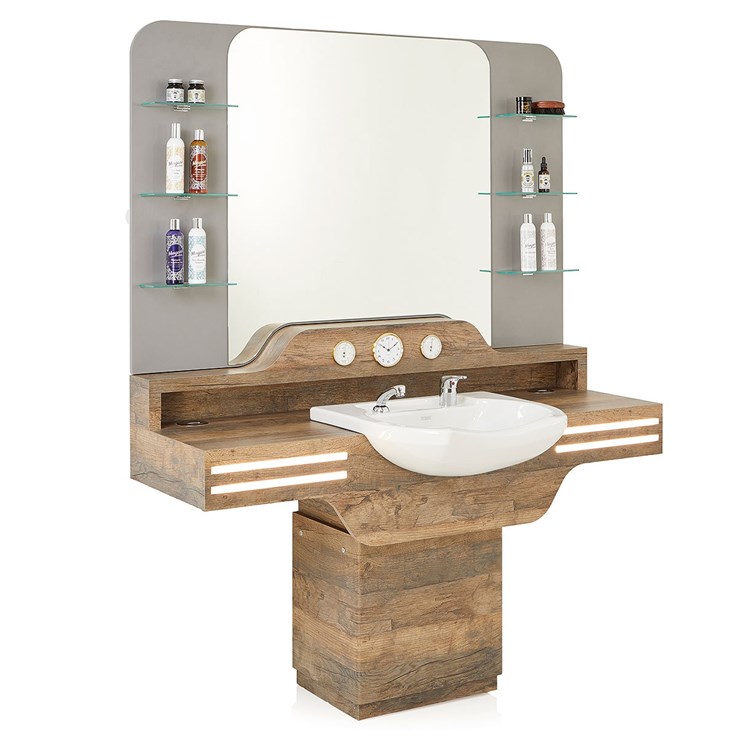 Cadillac Unit with Frontwash Basin & Retail Mirror