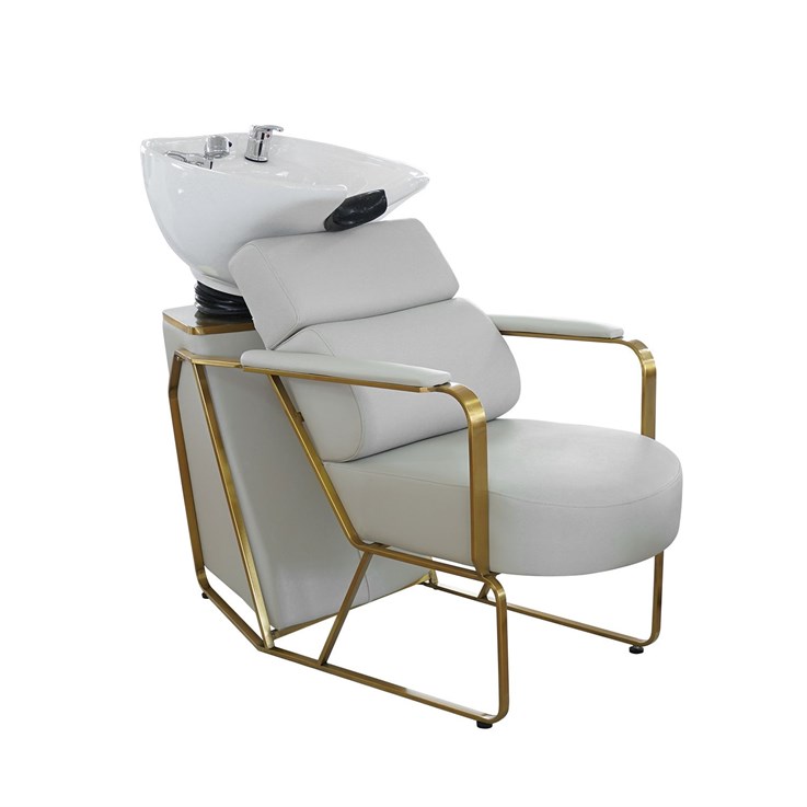 Scorpion Halden Salon Backwash Chair Unit - Champagne