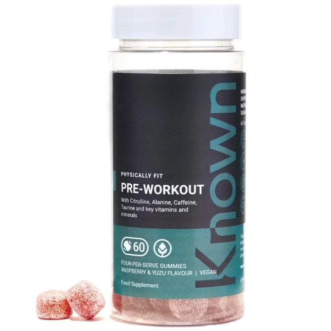 Known Physically Fit Pre-Workout Gummies - 60 Count