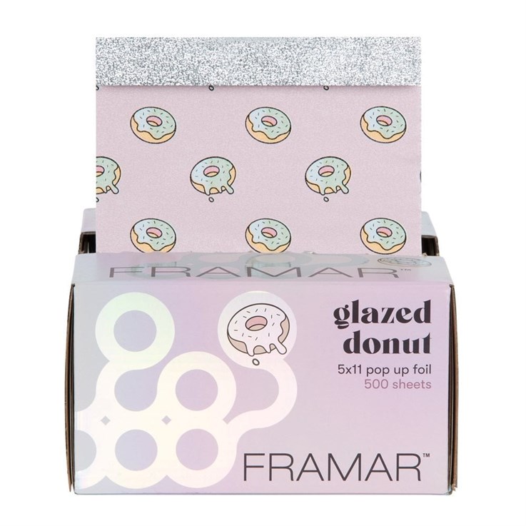 Framar Glazed Donut Pop Up Embossed Hair Foil - 500 Sheets