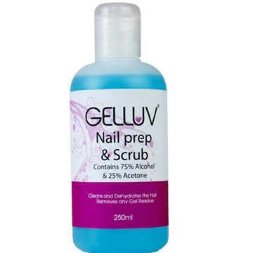 Gelluv Nail Prep & Scrub 250ml