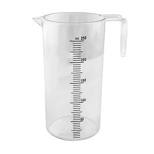 Deluxe Peroxide Measuring Jug With Handle - 250ml