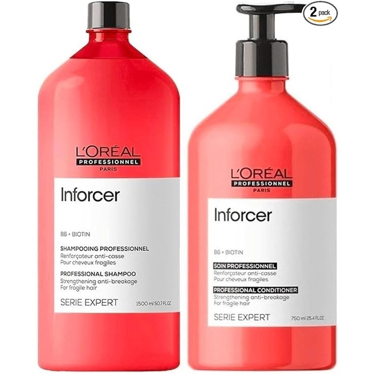 L'Oreal SE Inforcer Shampoo Conditioner Backwash Duo