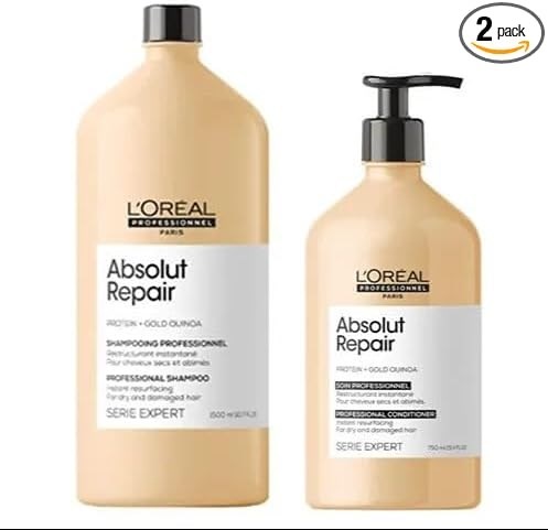 L'Oreal SE Absolut Repair Shampoo Conditioner Backwash Duo