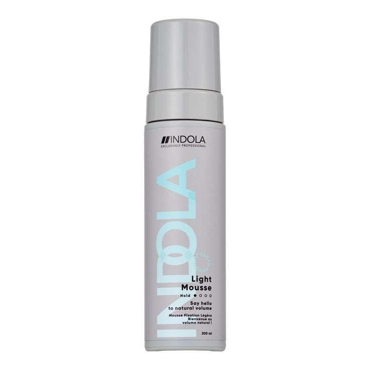 Indola Light Hold Hair Mousse - 200ml