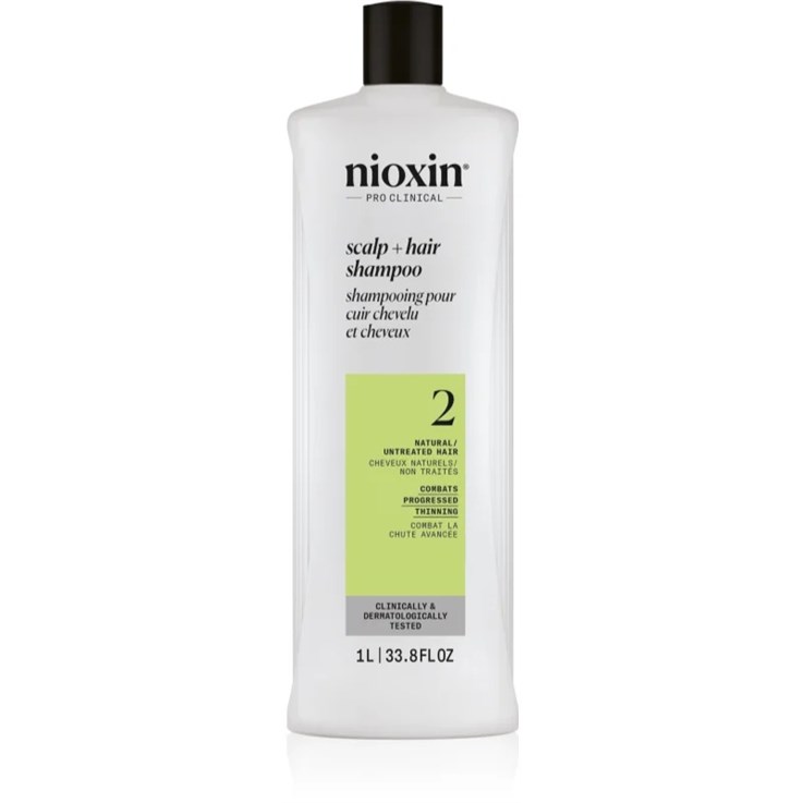 Nioxin Scalp + Hair Thickening System 2 Shampoo for Natural Hair 1L