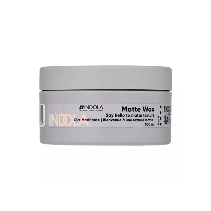 Indola Matte Finish Hair Wax Flexible Hold - 100ml