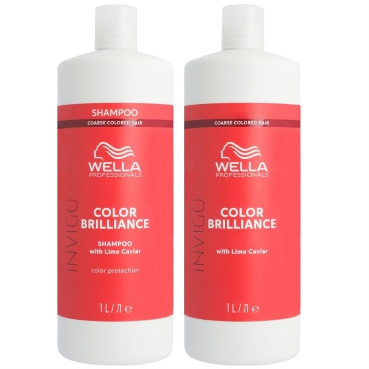 Wella Invigo Color Brilliance Coarse Shampoo & Conditioner 1L DUO