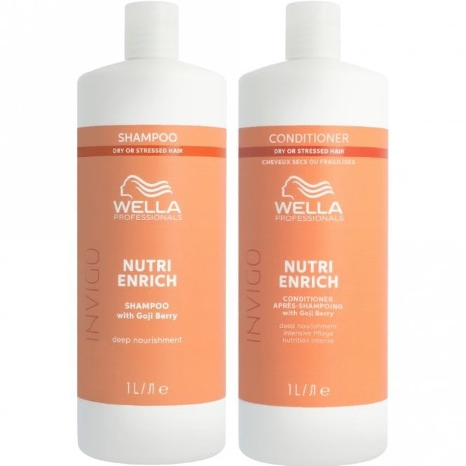 Wella Invigo Nutri Enrich Shampoo & Conditioner 1L DUO