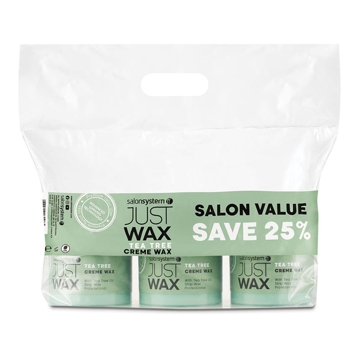 Just Wax Tea Tree Wax Trio Value Pack