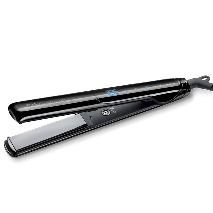 Diva Ultra Fast Titanium Hair Styler Straightener - Piano Black