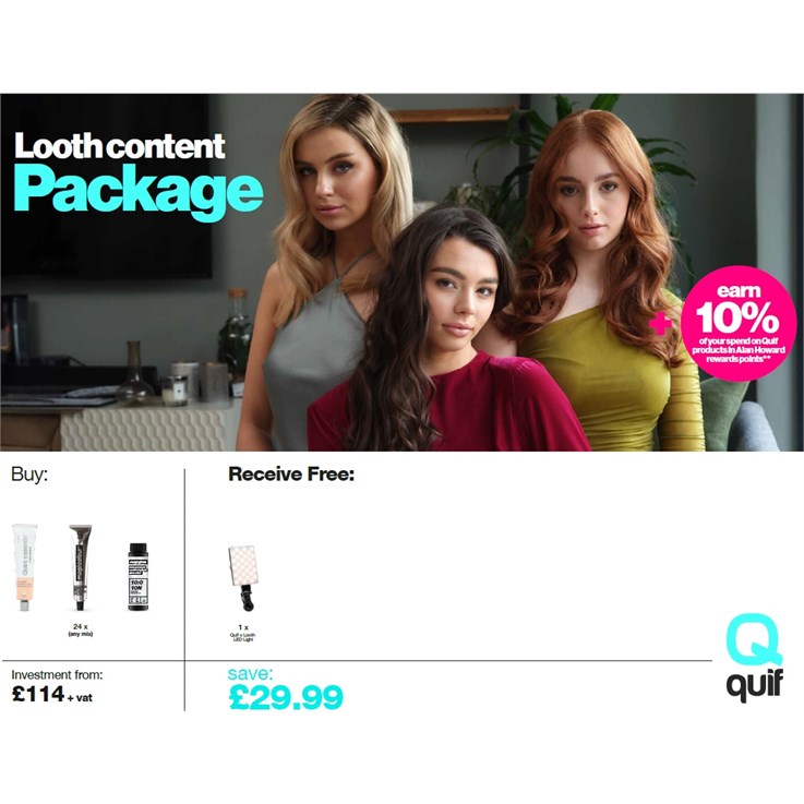 Quif Colour Deal With Free Looth LED Light