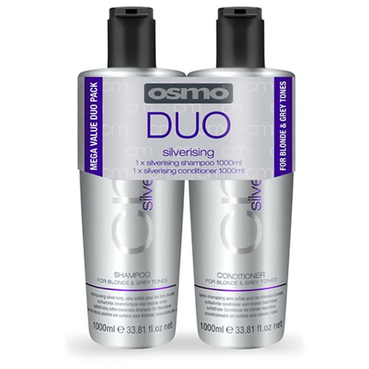 Osmo Silverising Shampoo & Conditioner 1L Duo