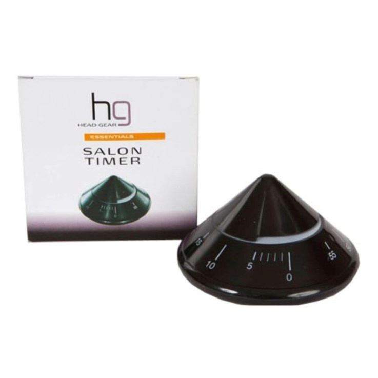 Head Gear Black Conical Salon Timer