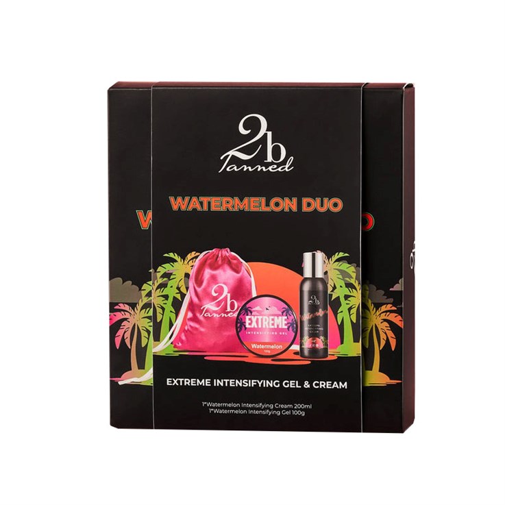 2btanned Holiday Watermelon Duo Tan Accelerator Gift Set