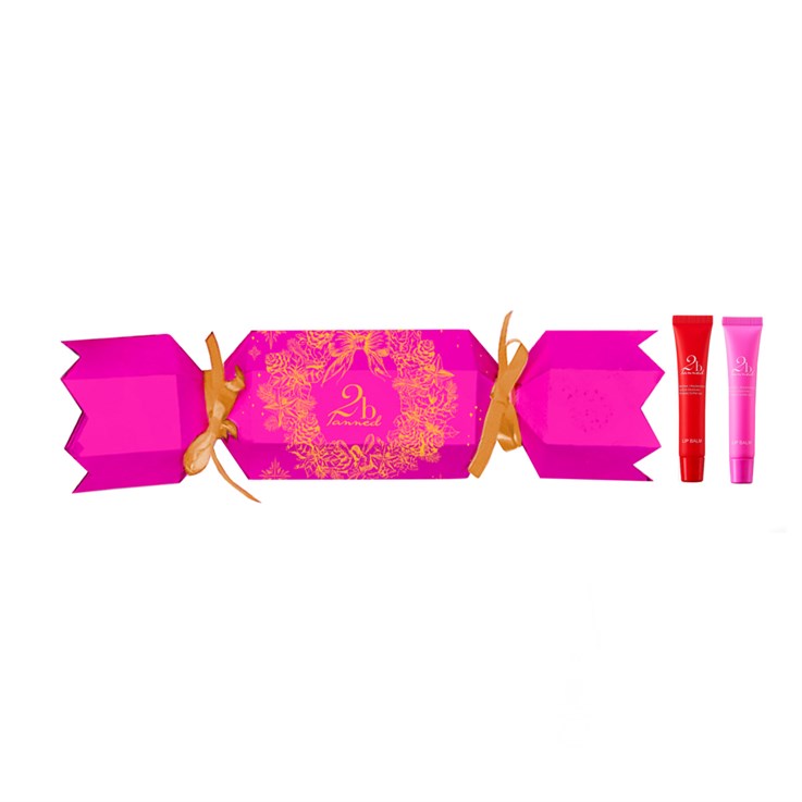 2btanned Cherry & Strawberry Lip Balm Christmas Cracker