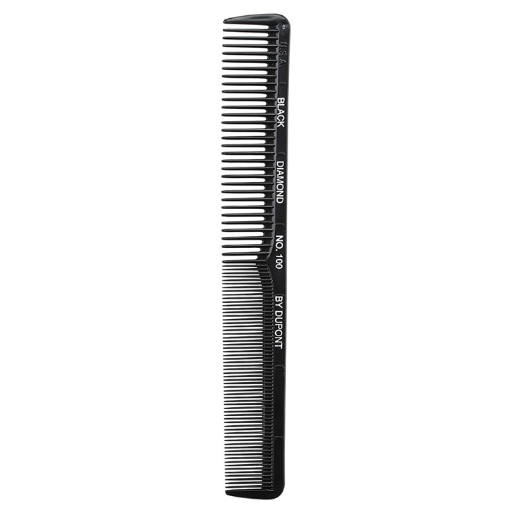 Denman Black Diamond 7" Hair Cutting Comb - No. 100