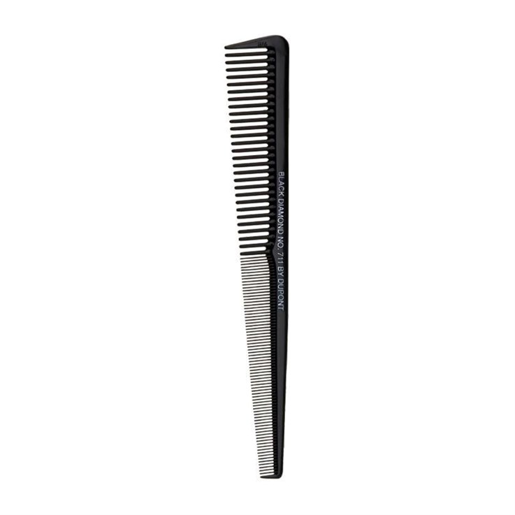 Denman Black Diamond Tapered Barber Hair Comb