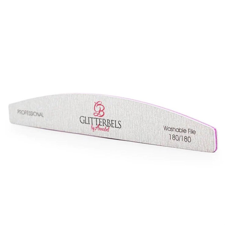 Glitterbels Nail File 180 Grit - 10 Pack