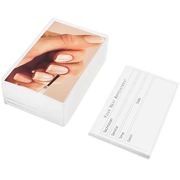 Agenda Nail Appointment Cards - 100 Pack