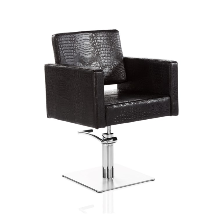 Scorpion Iguana Bute Salon Styling Chair - Black