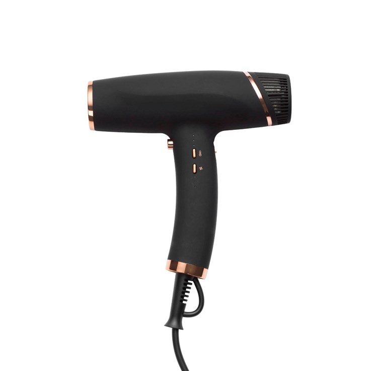 Alfa Italia Luna Hybrid Pro Smart Dryer - Black/Rose Gold